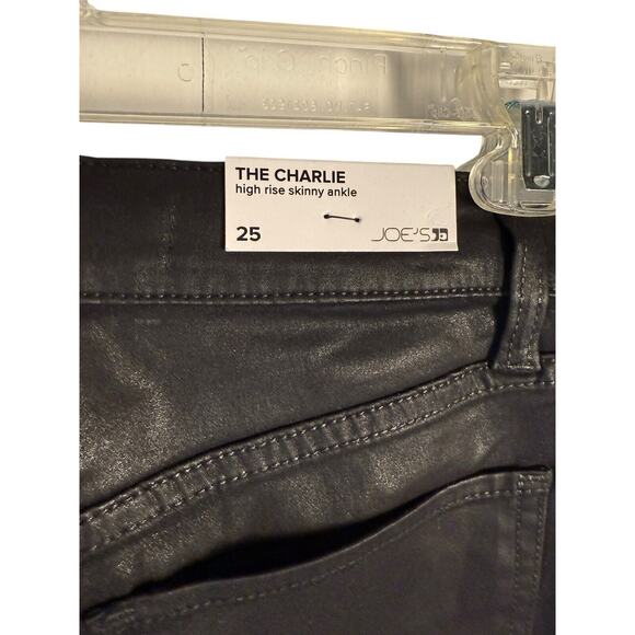 Joe’s Jeans The‎ Charlie Flawless High Rise Skinny Ankle Jeans BLK Size 25 NWT - Picture 9 of 10